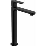 Hansgrohe Rebris S 240 висок смесител за умивалник, матово черен, с изскачащ вентил (72580670)