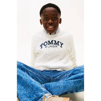 Tommy Hilfiger Детски памучен пуловер Tommy Hilfiger (KB0KB10347.128.176.PPY2)