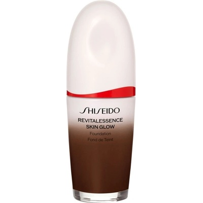 Shiseido Revitalessence Skin Glow Foundation lehký make-up s rozjasňujícím účinkem SPF30 Obsidian 30 ml