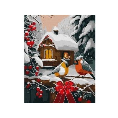 Painting by numbers 40x50 cm KHO6534 Snow fairy tale AP0108