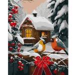 Ideyka Painting by numbers 40x50 cm KHO6534 Snow fairy tale AP0108