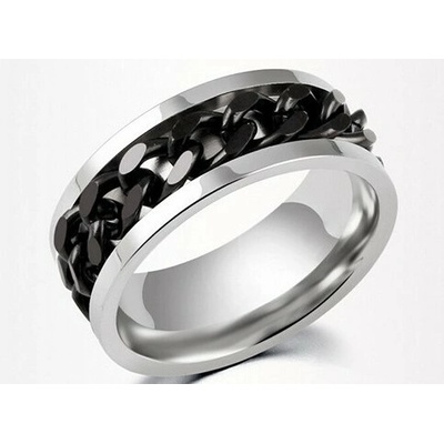 Blingstar Silver black chain 1057
