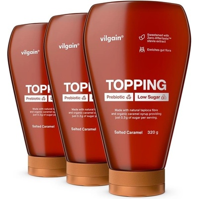 Vilgain Prebiotic Topping Low Sugar slaný karamel 320 g – Zboží Dáma