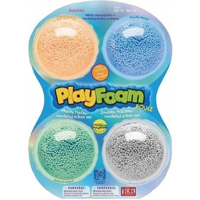 PlayFoam Modelína - Kreatívny Set 4 Farieb (CZ/SK)