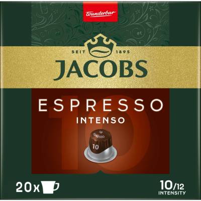 Jacobs Espresso 10 Intenso XL 20 kapsúl do kávovaru Nespresso