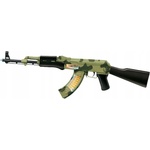 LEAN Toys Детски автомат Lean Toys - Калашников, със звуци, светлини и вибрация, 70 cm (24257) - ozone