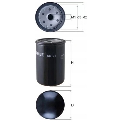 Knecht KC 24 Palivový filtr