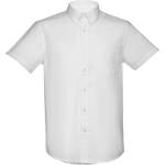 THCLOTHES Мъжка риза London с къс ръкав - бяла оксфорд риза за сервитьори и офис | VVMstore (62052000)