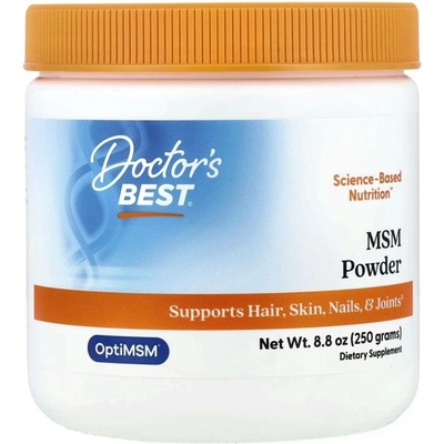Doctor's Best MSM Methylsulfonylmethan čistý prášek 250 g