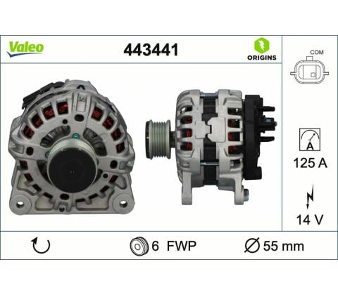 Alternátor VALEO 443441