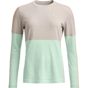 Ortovox Дамско мериносово термобельо Ortovox Women's 185 Rock'N'Wool Long Sleeve Merino base layer - White Tea (115-1518-1112)