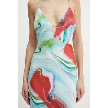 Bardot Рокля Bardot в тюркоазено дълга с кройка по тялото 59870DB (59870DB)