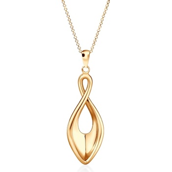 SAVICKI Колие Minima: позлатено сребро