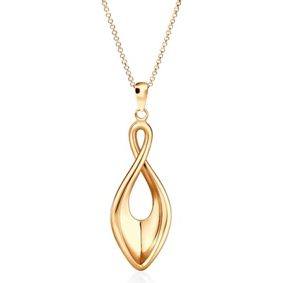 SAVICKI Колие Minima: позлатено сребро