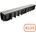 КАНАЛ max drain basic А15 1000х131х98мм b125 pvc РЕШЕТКА ГРАФИТ (dm01721-1)