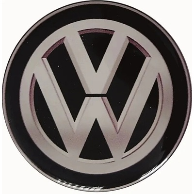 Samolepka na stredy kolies živicová VW 5,5 cm CHEAP