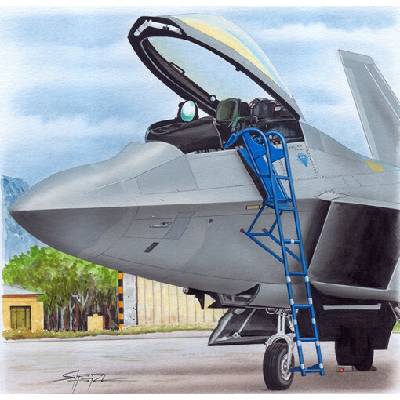 Plus Model Ladder F-22 1:48