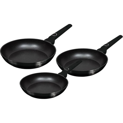 Berlingerhaus Sada pánví s titanovým povrchem 3 ks Black Vantage Collection