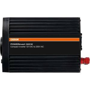 OSRAM Инвертор Osram POWERinvert OEINVU300, 300W, от DC 12V към AC 230V, 1x USB-A, за кола (20685004)