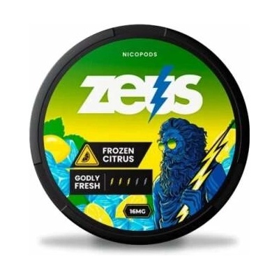 Zeus nikotinové sáčky frozen citrus 16,5 mg/g 20 ks