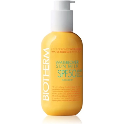 Biotherm Waterlover Sun Milk SPF 50 водоустойчив лосион за слънце SPF 50 унисекс 200ml