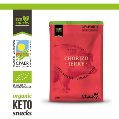 Cherky foods bio pork jerky chorizo 70 g