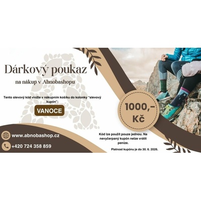 Dárkový poukaz 1000,- Kč