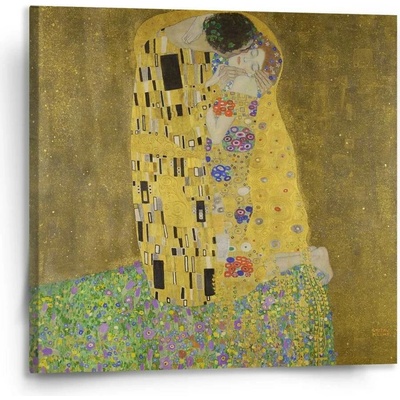 Sablio Obraz Polibek - Gustav Klimt - 110x110 cm