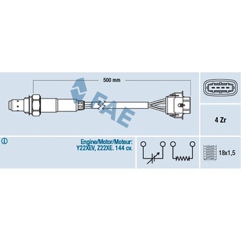 Lambda sonda FAE 77303