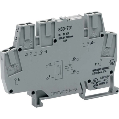 WAGO Opto vazební relé 859-791 0.1 A Spínací napětí (max.): 60 V/DC 1 ks