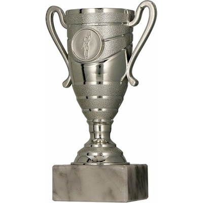 Stříbrný kovový pohár 56 cm 20 cm – Zboží Dáma