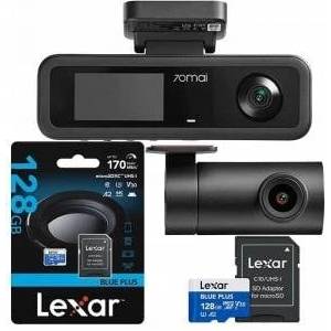 70MAI T400 3-channel + Lexar 128GB Card Диктофони
