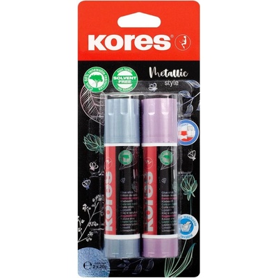 KORES Lepiaca tyčinka, metalický dizajn, 20 g