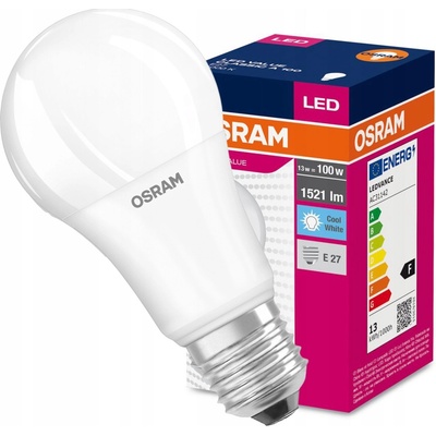 Osram LED VALUE CL A FR 100 14W/840 E27 4000K biela