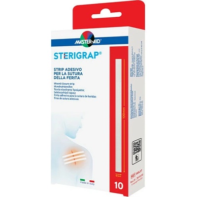 Master Aid Sterigrap Sterilné náplasťové stehy 100 x 6 mm