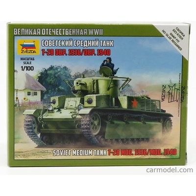 Zvezda Tank T28 Soviet Medium Tank 1936 1:100