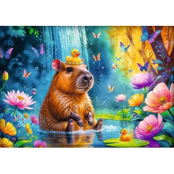 Trefl - Puzzle Kapybara - 1 000 piese