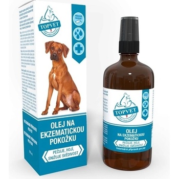 Topvet olej na ekzematickú pokožku pre psy 100 ml