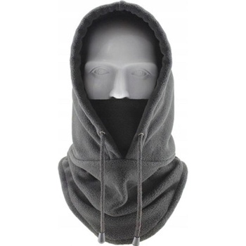 HARAHU Зимна поларена балаклава с качулка - Сива kp36874 (36874)