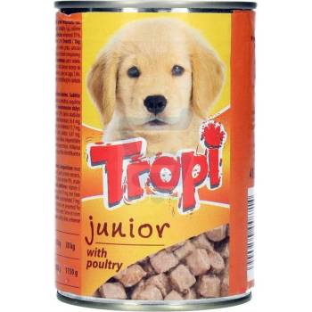 Консерва за малки кученца Тропи 0.415 кг. с вкус на пиле (29311)