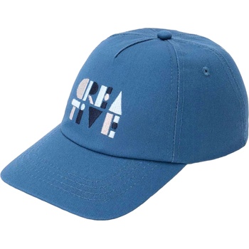 Mayoral Лятна шапка с козирка Mayoral - С бродерия, синя, 56 cm (25-10917-076-56)