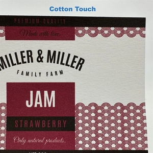  Cotton Touch (FSC) label test roll - 10 cm x 4 meter (testroll14)