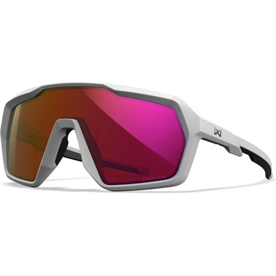 WileyX CITADEL CAPTIVATE Red Mirror Frame Polished White
