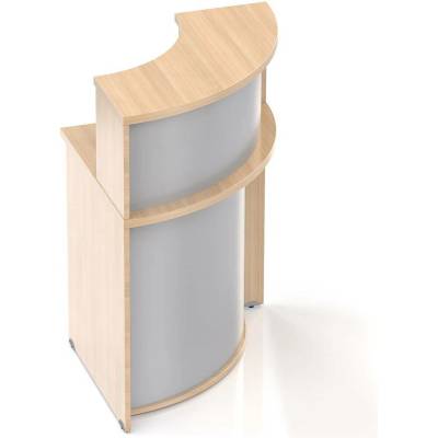 Nábytek Designový cz NLKA90 05 Recepční pult Komfort dub / šedý