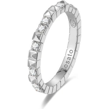 Rosato Originálne strieborný prsteň so zirkónmi cubic RZA011