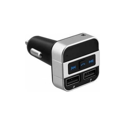 T'nB FM Трансмитер TNB, Bluetooth 4.2, Hands Free, USB, 3.1 A, 12 - 24 V, Черен / Сребрист, 2070100037