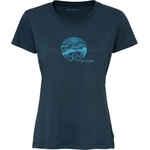 Vaude Дамска фланелка с къс ръкав за колоездене Vaude Women's Cyclist V T-shirt - Dark Sea / Dark Sea - размер 42 (EU) (116-5953-2015)