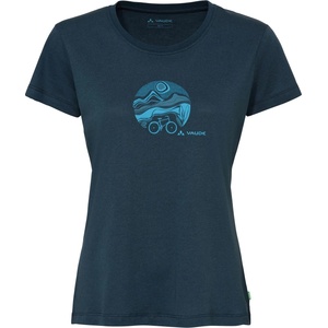 Vaude Дамска фланелка с къс ръкав за колоездене Vaude Women's Cyclist V T-shirt - Dark Sea / Dark Sea - размер 42 (EU) (116-5953-2015)