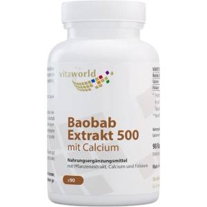 vitaworld Baobab extract 500 mg | with Calcium [90 капсули]