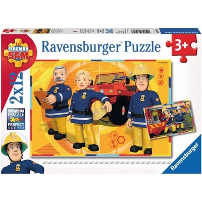 Ravensburger požiarnik Sam Sam v akcii 2 x 12 dielov